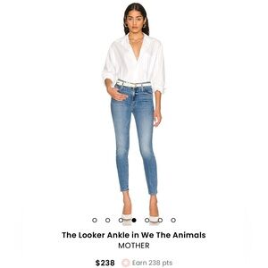 Mother Jeans The Looker Ankle in We The Animals
MOTHER